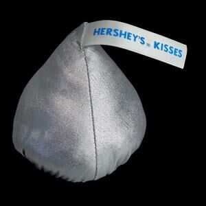 Avon Hershey's Kisses Candy Plush Silver 1989 Stuffed Toy Advertisement Vtg